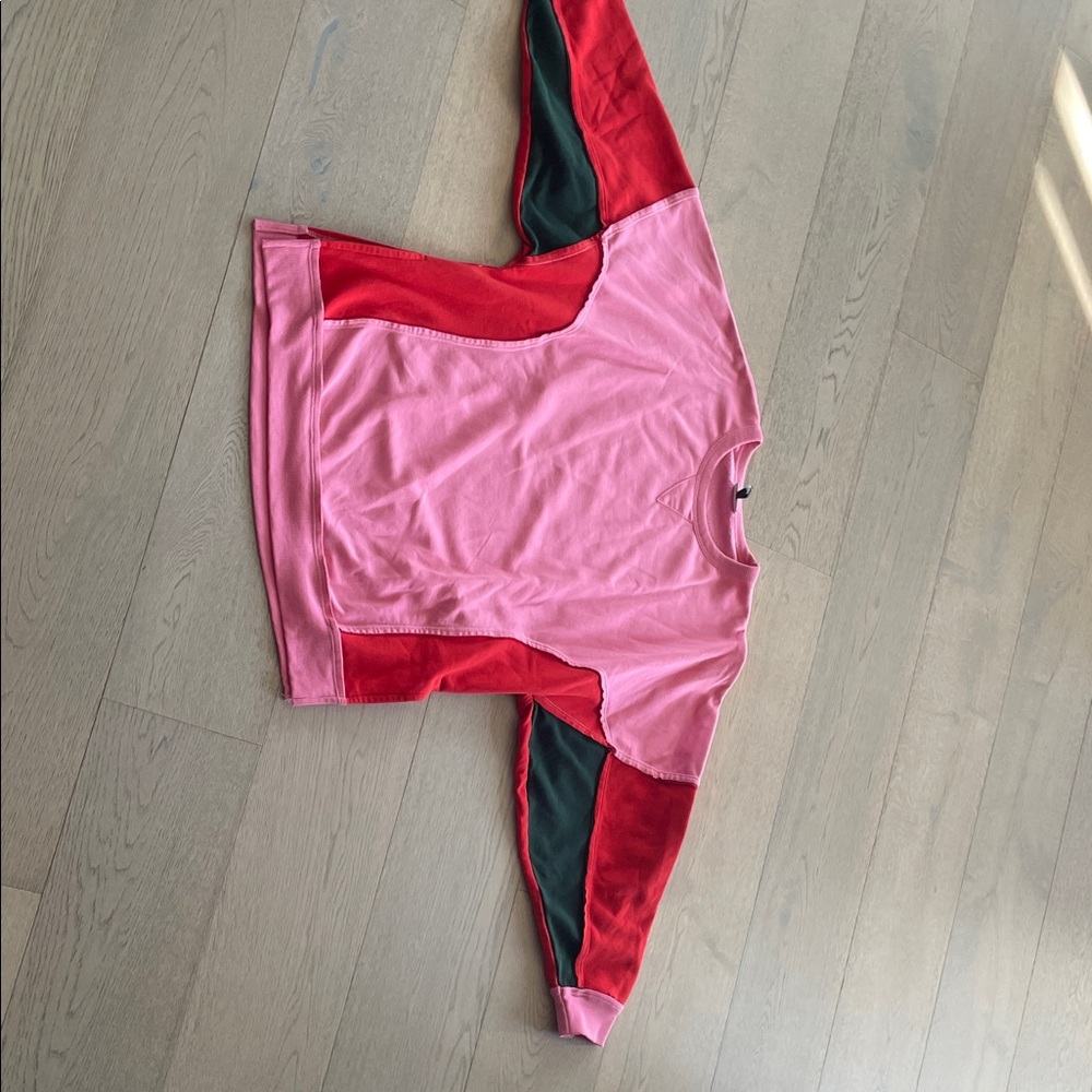 Noisy may Pink and Red Sweater